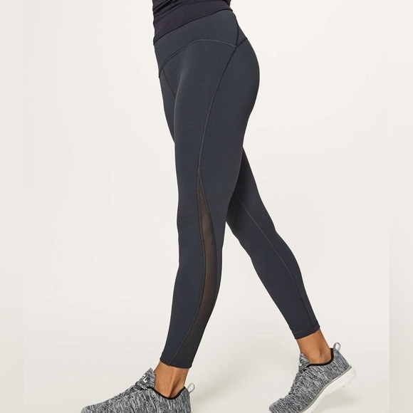 Lululemon Train Times 7/8 Pant 25" inseam in Melanite size 4 black - Picture 1 of 9